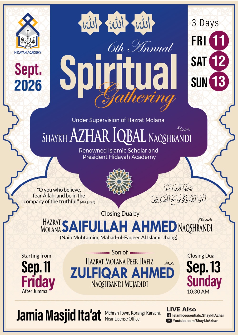 Hidayah Academy Ijtima 2026